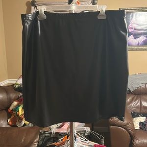 Women’s leather plus size skirt size 3X